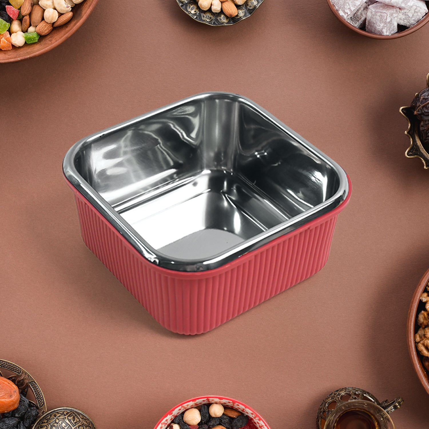 Apex Victor Square Food Storage Container (400 Ml  1 Pc) - Zidbik