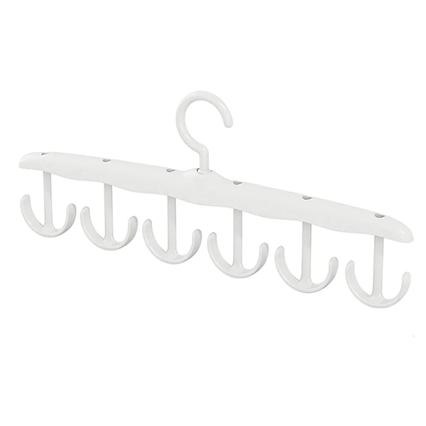 13948 Tank Top Hanger 12-hook Space Saving Hanger Capacity Rotatable Wood Space Saving Hanger Closet Organizers And Storage For Dorm Apartment For Tank Top - Zidbik