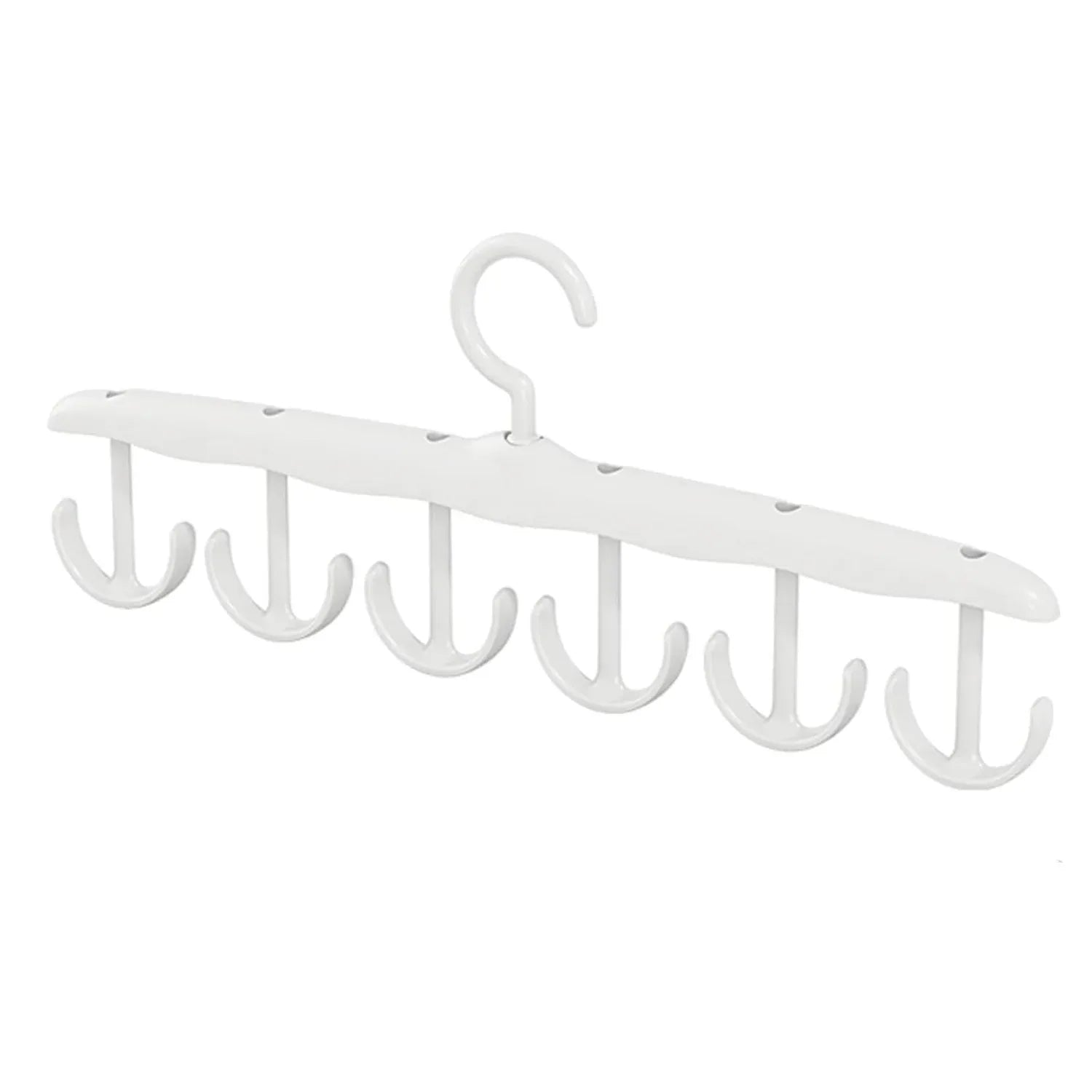 13948 Tank Top Hanger 12-hook Space Saving Hanger Capacity Rotatable Wood Space Saving Hanger Closet Organizers And Storage For Dorm Apartment For Tank Top - Zidbik