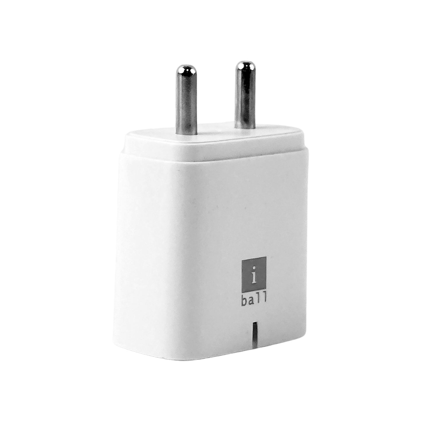 Iball Dual Usb Wall Charger 5v3.1a  High-speed Dual Port Fast Charging Adapte (1 Pc) - Zidbik