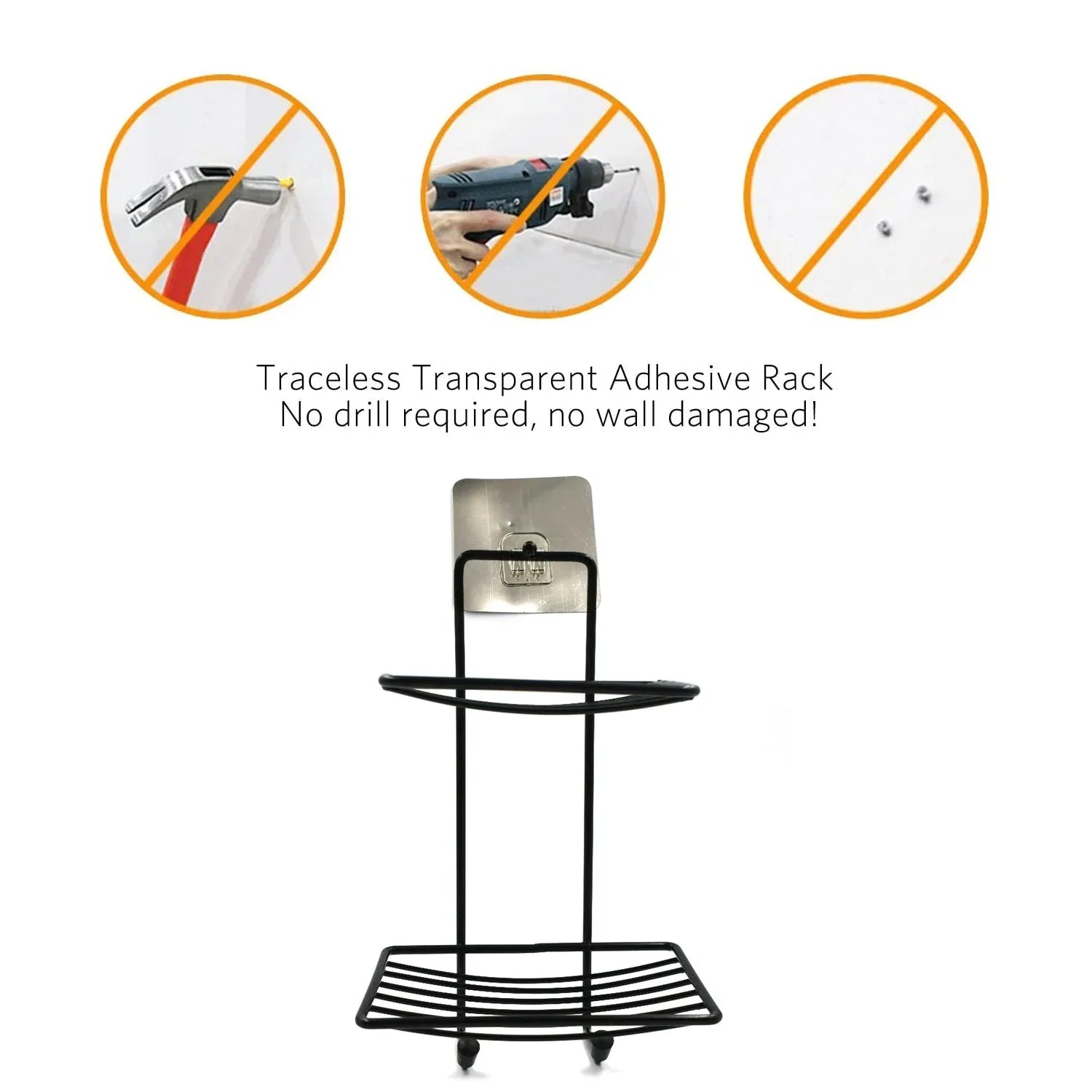 1725 2 Layer Ss Soap Rack Used In All Kinds Of Places Household And Bathroom Purposes For Holding Soaps. - Zidbik