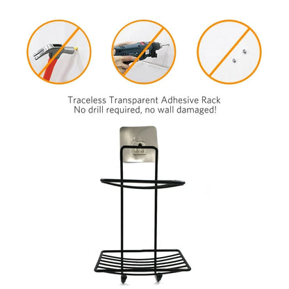 1725 2 Layer Ss Soap Rack Used In All Kinds Of Places Household And Bathroom Purposes For Holding Soaps. - Zidbik