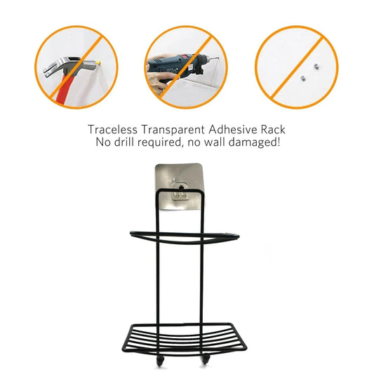 1725 2 Layer Ss Soap Rack Used In All Kinds Of Places Household And Bathroom Purposes For Holding Soaps. - Zidbik
