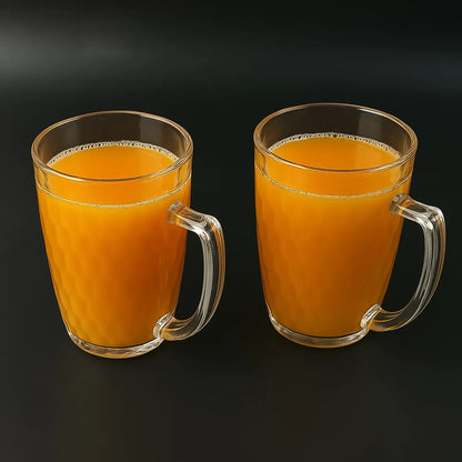 Apex Mocktail Mug Glass (2 Pc Set 400 Ml) - Zidbik