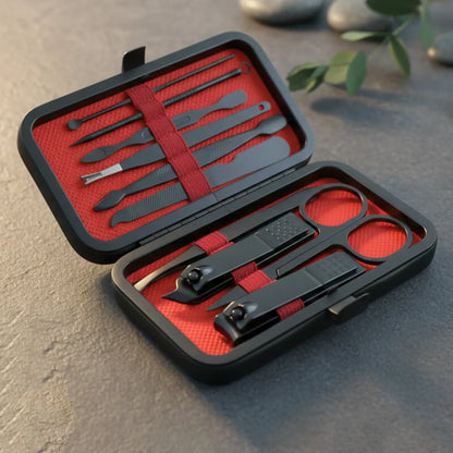 10 In 1 Professional Manicure Pedicure Grooming Kit - Zidbik