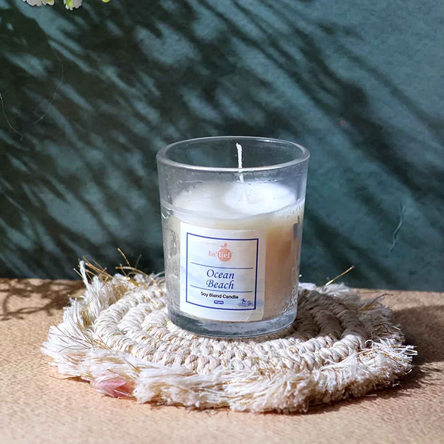 Inlief Scented Votive Jar Candle - (1 Pc 50 Gm) - Zidbik