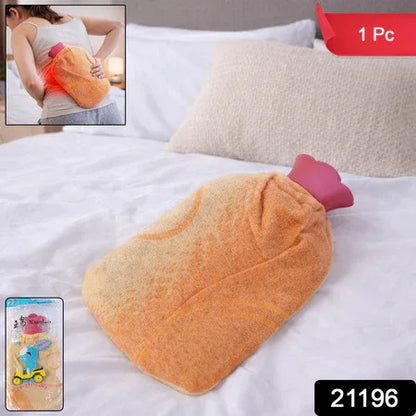 Reusable Hot Water Bag With Soft Fabric Cover (1 Pc) - Zidbik