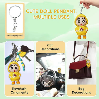 Face Changing Doll Toy With Keyring (1 Pc) - Zidbik