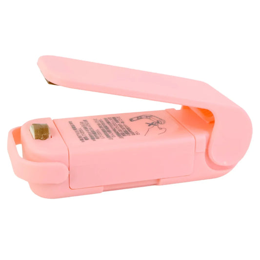 7675 Mini Sealing Machine Plastic Bag Sealer Portable Mini Super Seal Packing Plastic Bag Tool Sealing Machine Hand Held Heat (1pc) - Zidbik
