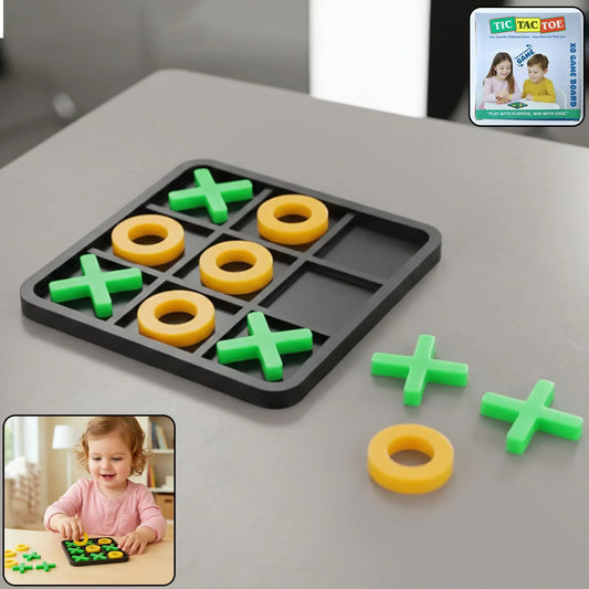 Classic Tic Tac Toe Board Game (1 Set ) - Zidbik