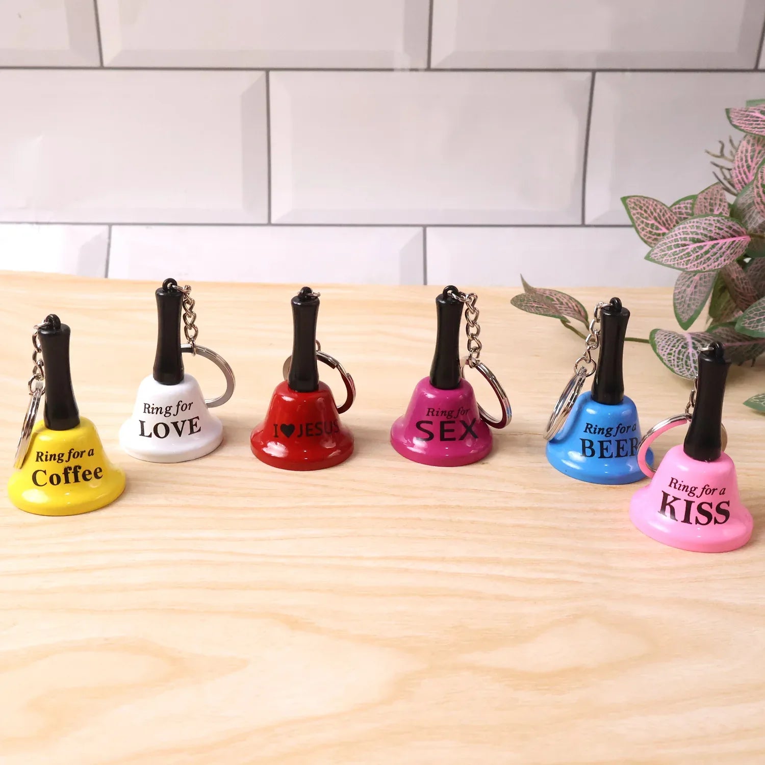 Mini Hand Bell With Keychain (1 Pc) - Zidbik