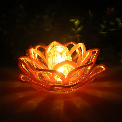 Decorative Lotus Shaped Led Candle Light (1 Pc) - Zidbik