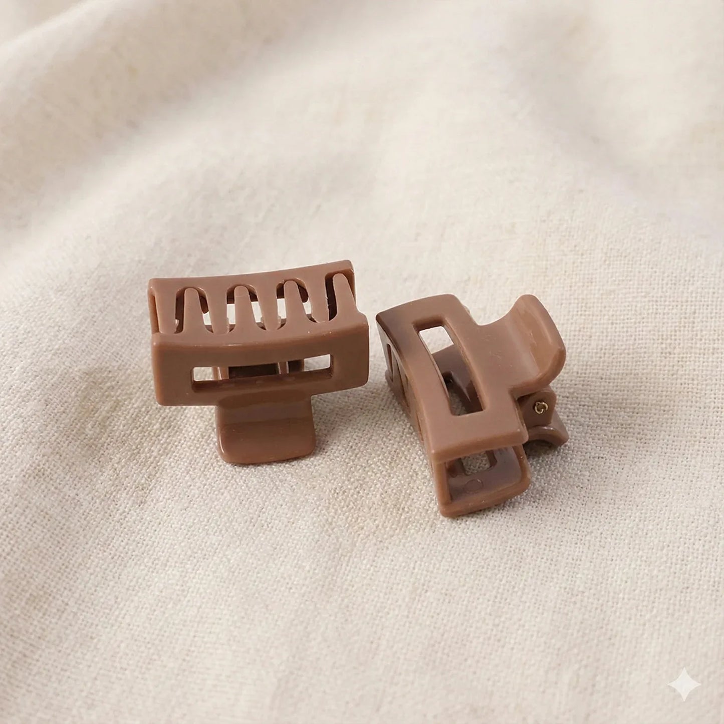 Stylish Mini Hair Claw Clips Set 12 Pc - Zidbik