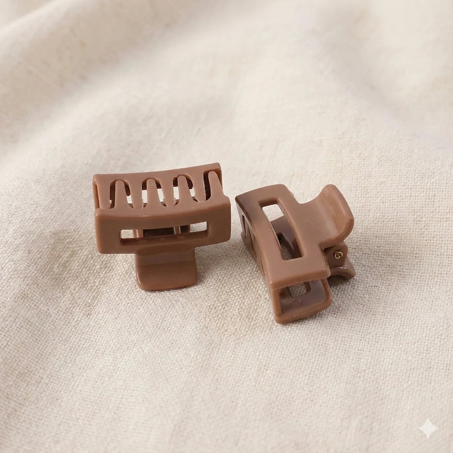 Stylish Mini Hair Claw Clips Set 12 Pc - Zidbik