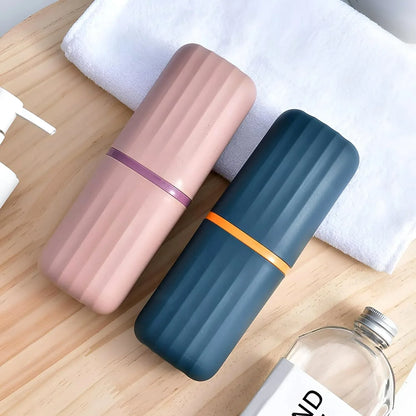 Plastic Hygienic Toothbrush Travel Portable Case (2 Pc) - Zidbik
