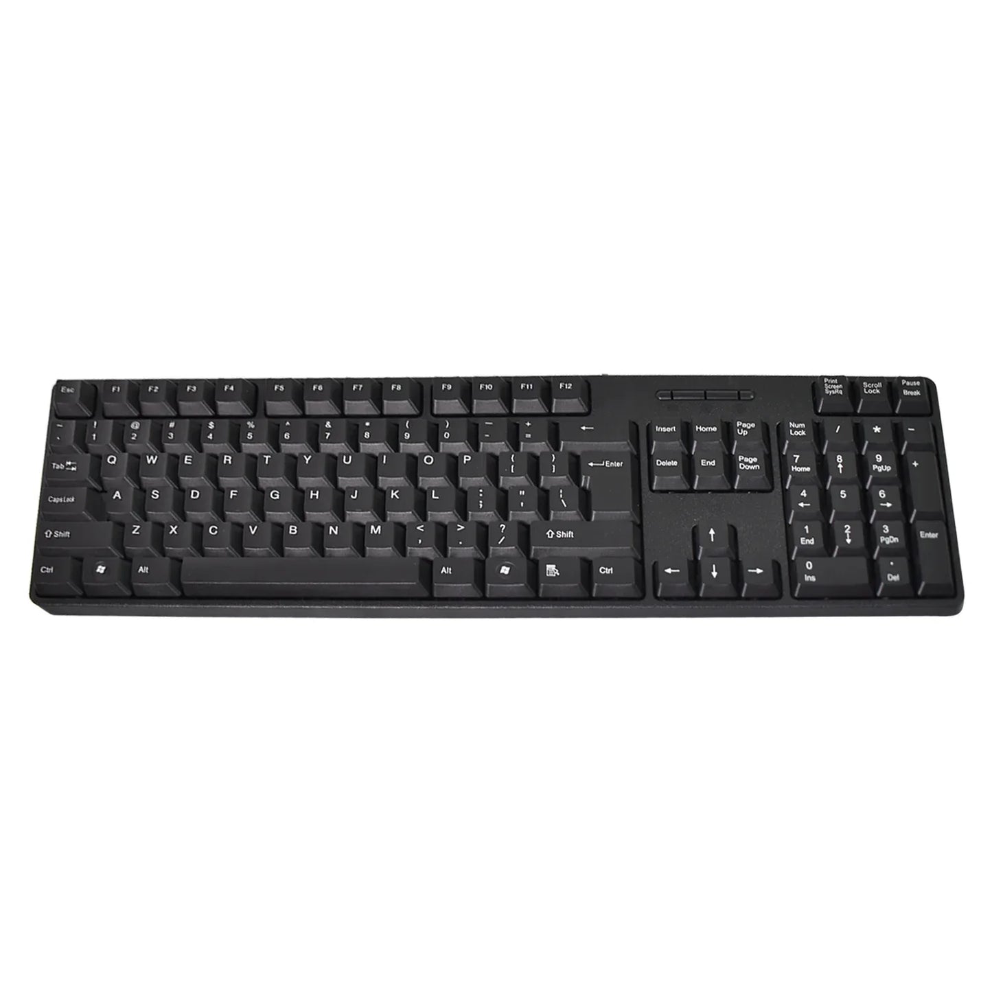 Wired Usb Keyboard 107 Keys Mouse Set (2 Pc Set) - Zidbik