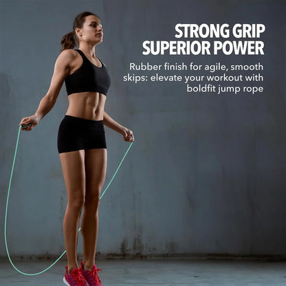 High-speed Skipping Rope With Foam Padded Handles (1 Pc) - Zidbik