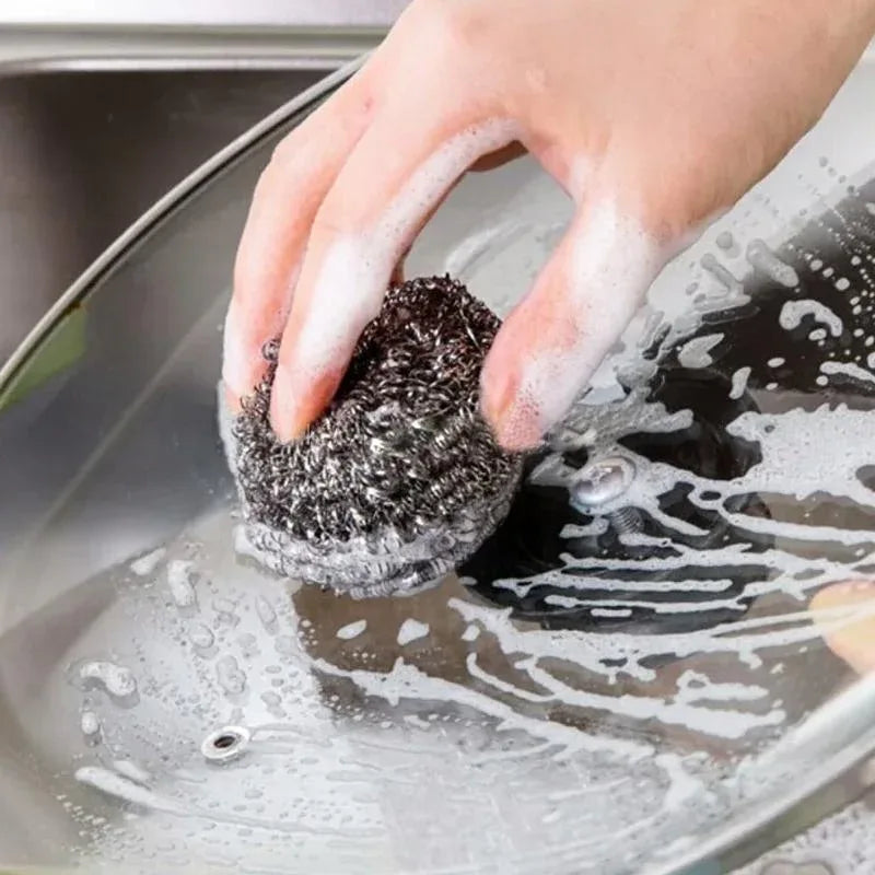 2383 Round Shape Stainless Steel Ball Scrubber - Zidbik