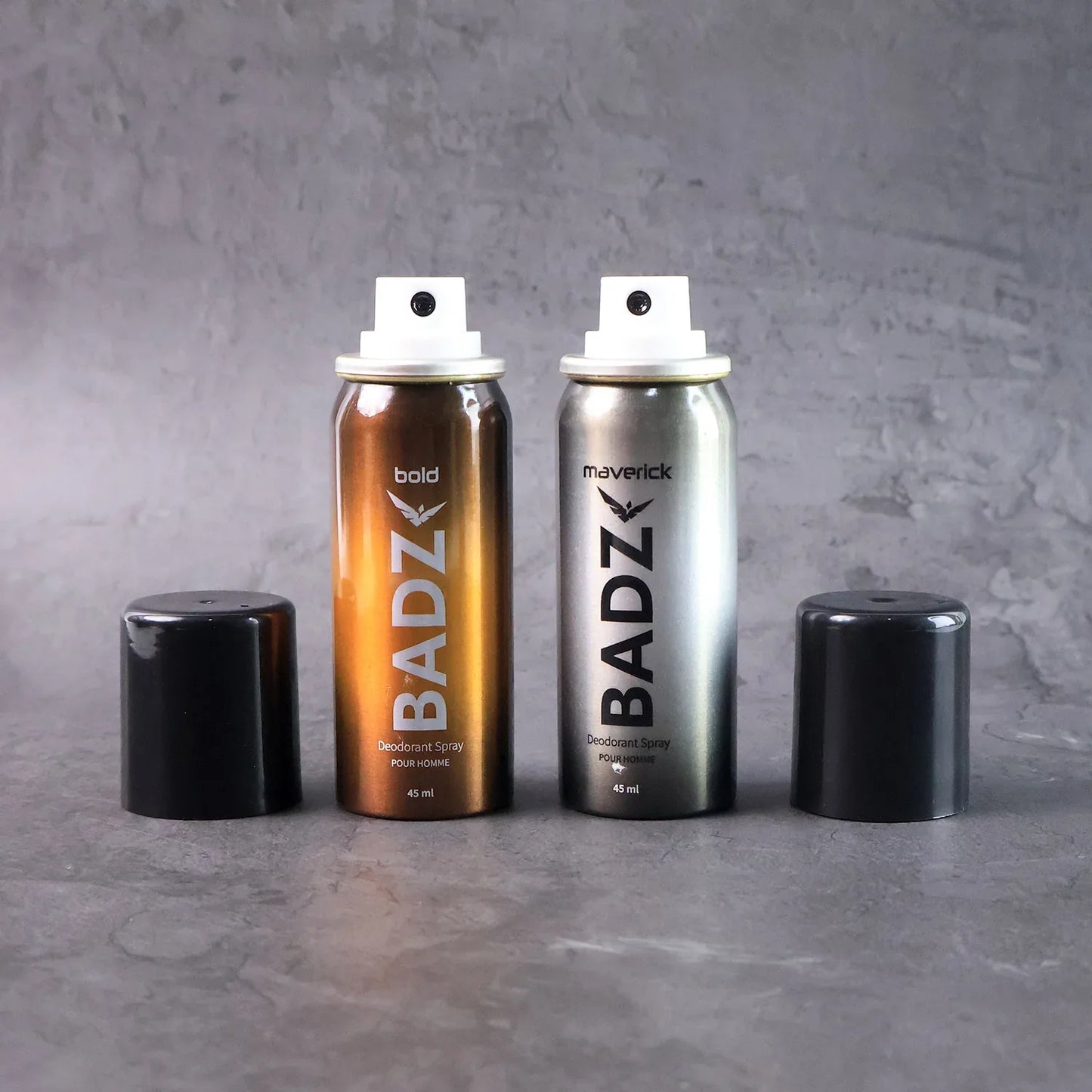 Badz Long-lasting Premium Deodorant Body Spray For Men (1 Pc Mixed Fragrance 45 Ml) - Zidbik