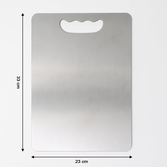Supermom Medium Stello Stainless Steel Chopping Board - Zidbik