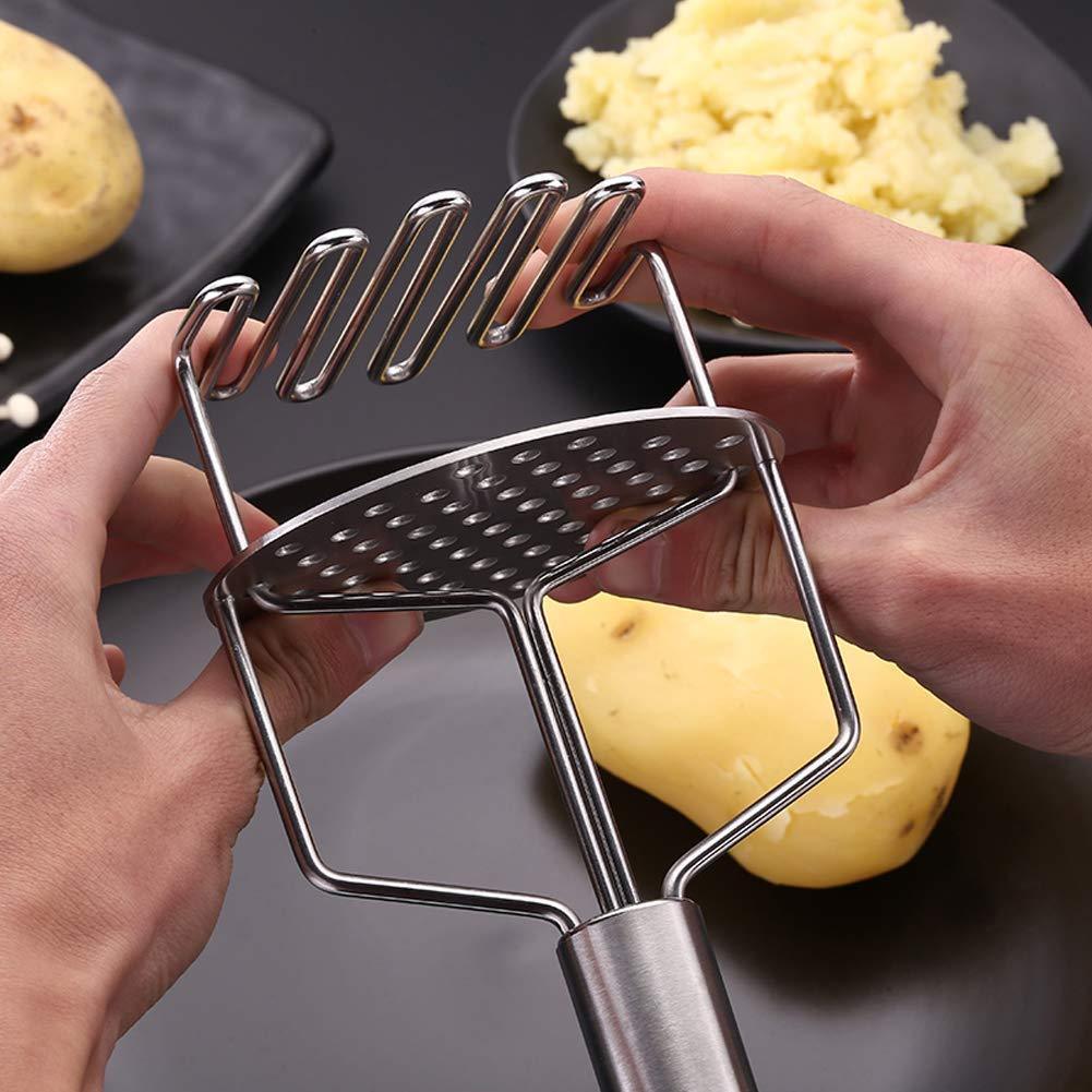 750_stainless Steel Hand Masher (Mash For Dalvegetablepotatobaby Foodpav Bhaji) - Zidbik