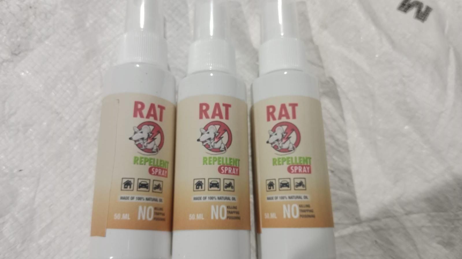 Rat Repellent Spreay 50ML (Pack of 3) - Zidbik