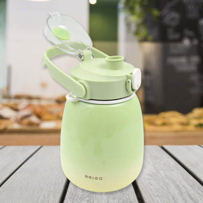 Stainless Steel Mug  Bottle Vacuum Insulated Cup With Handle (1200 Ml) - Zidbik