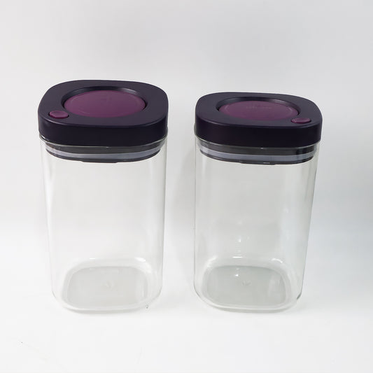 Supermom Airtight Kitchen Storage Containers (2 Pc Set  1200ml) - Zidbik