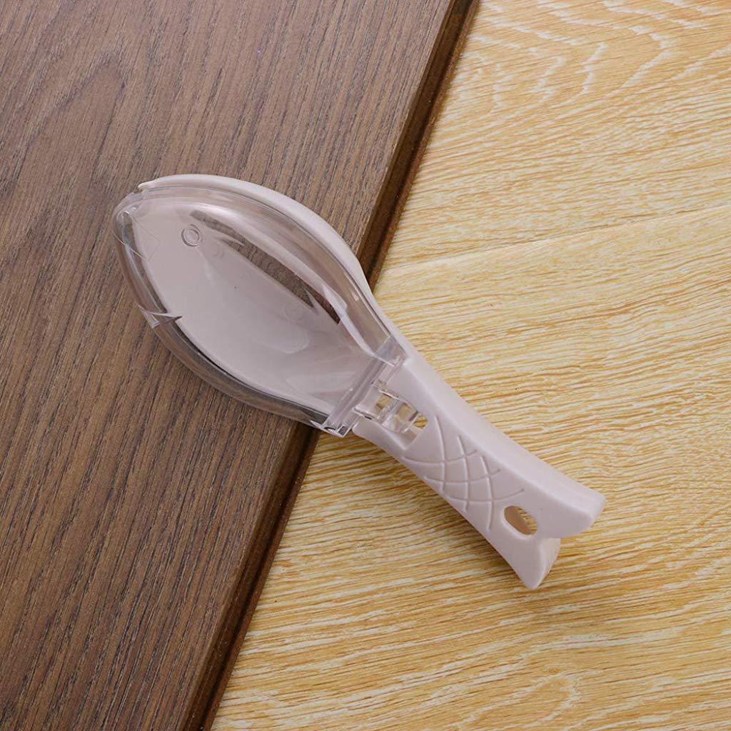 2195 Fish Scale Scraper Skin Peeler Fish Tools Kitchen Gadget - Zidbik