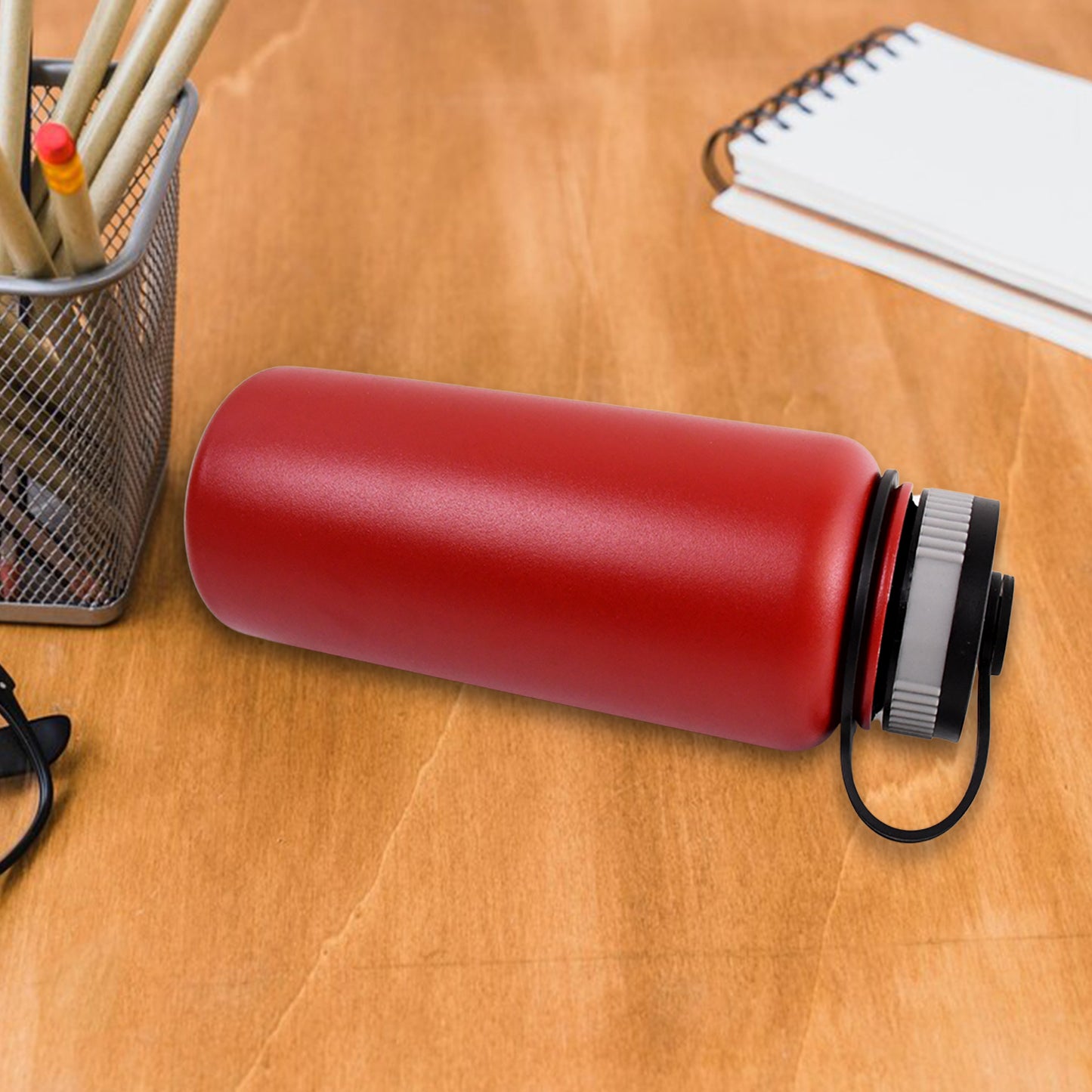 Stainless Steel Double Wall Vacuum-insulated Drink Water Bottle (1000 Ml  Mix Color) - Zidbik