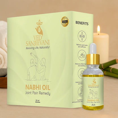 Ved Sanjeevani Nabhi Oil For Joint Pain Relief (30ml  1 Pc) - Zidbik