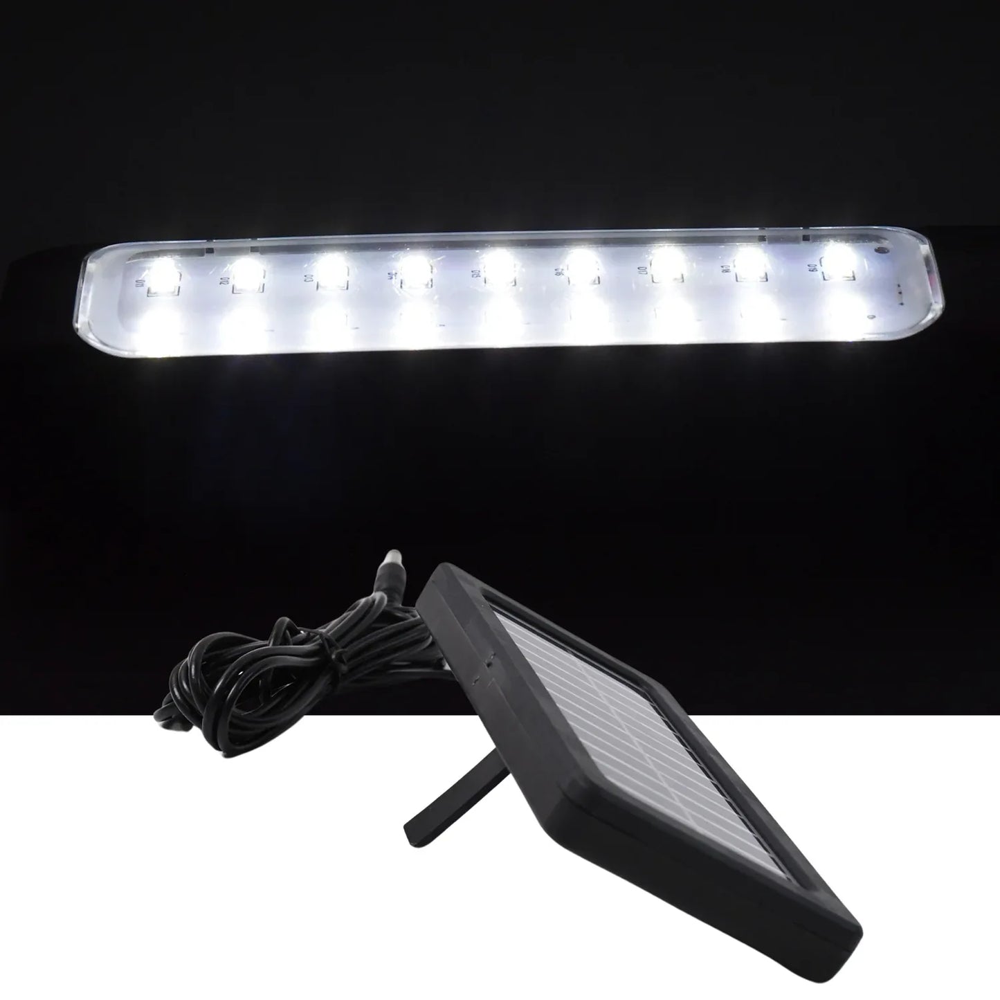 3 Modes Outdoor Indoor Hanging Solar Light Small 18led 1 Big Led - Zidbik
