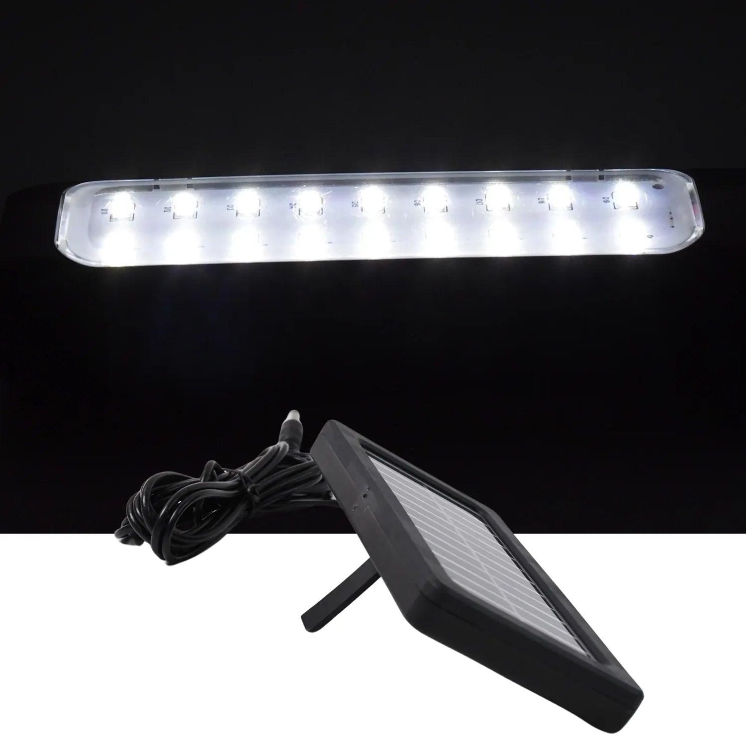 3 Modes Outdoor Indoor Hanging Solar Light Small 18led 1 Big Led - Zidbik