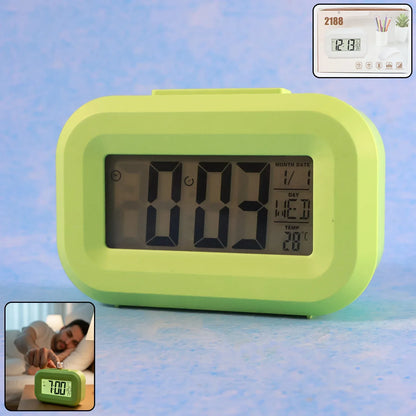 Digital Alarm Clock With Clear Display (1 Pc) - Zidbik
