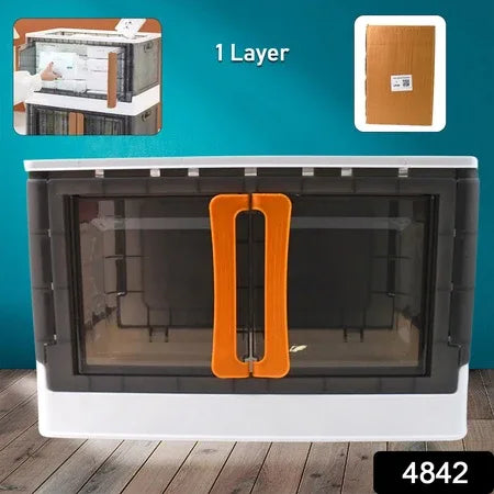 Plastic Folding Wardrobe Storage Organizer (1 Layer 1 Pc) - Zidbik
