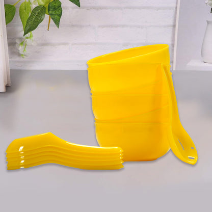 5105 Soup Bowl Spoon Set Plastic For Kitchen  Home Use - Zidbik