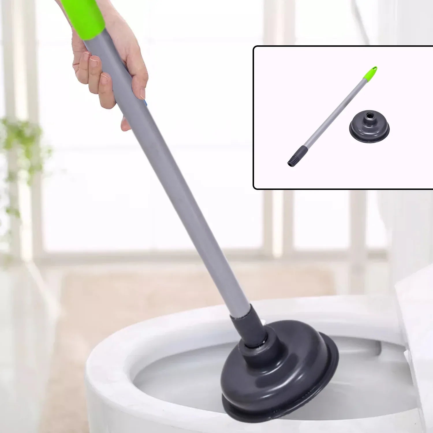 4031 Toilet Plunger - For Clogs In Toilet Bowls And Sinks In Homes Commercial And Industrial Buildings. - Zidbik