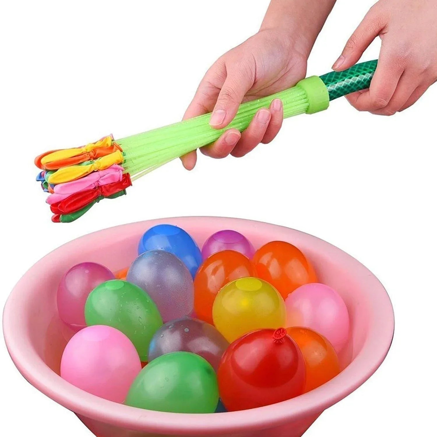 1359 Holi Magic Water Balloons For Kids - 111 Pcs (Multicolor) - Zidbik