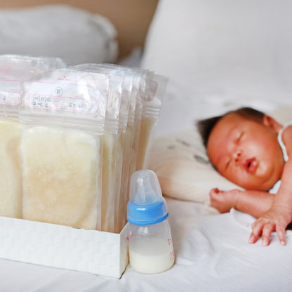 Breastmilk Storage Bags Double Zipper Seal (60 Pcs Set) - Zidbik