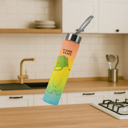 300 Ml Cute Cartoon Printed Plastic Water Bottle - Zidbik