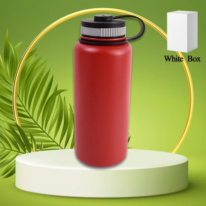 Stainless Steel Double Wall Vacuum-insulated Drink Water Bottle (1000 Ml  Mix Color) - Zidbik
