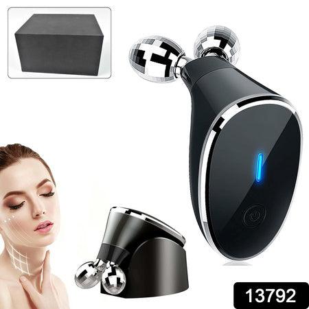 Microcurrent- Facial- Device Micro Current Face Massager Roller (1 Pc) - Zidbik