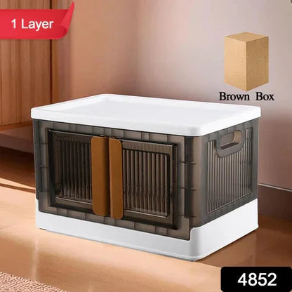 Plastic Folding Wardrobe Storage Organizer (1 Layer 1 Pc) - Zidbik