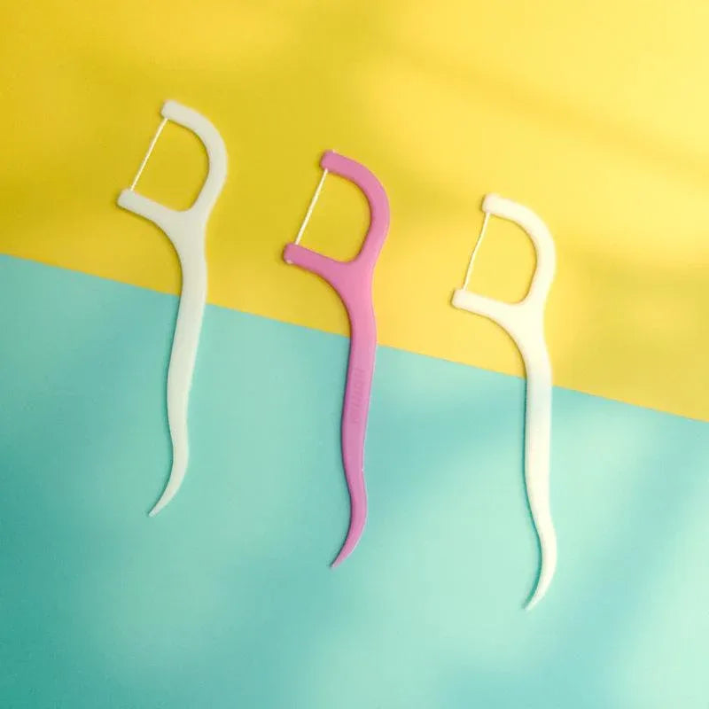 1096 Oral Care Dental Floss Toothpick Sticks - Zidbik
