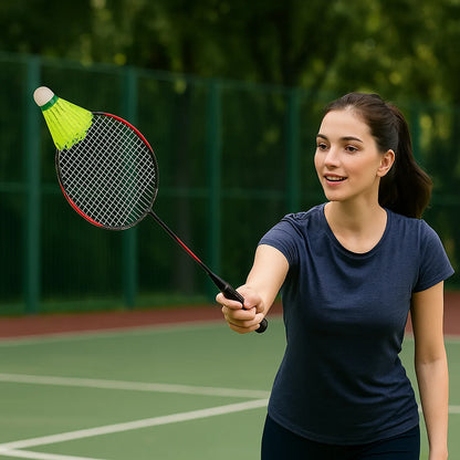 Premium Plastic Badminton Shuttlecock Set (10 Pcs) - Zidbik