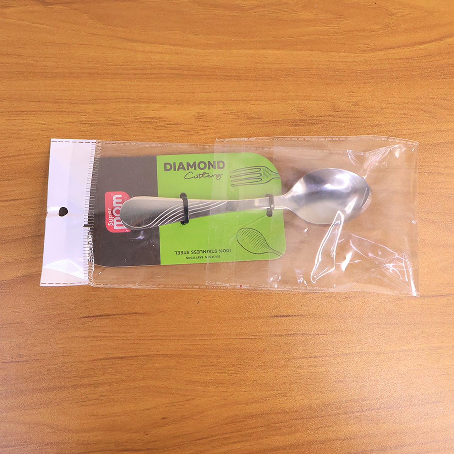 Supermom Diamond Stainless Steel Dining Spoon (6 Pc  Set)