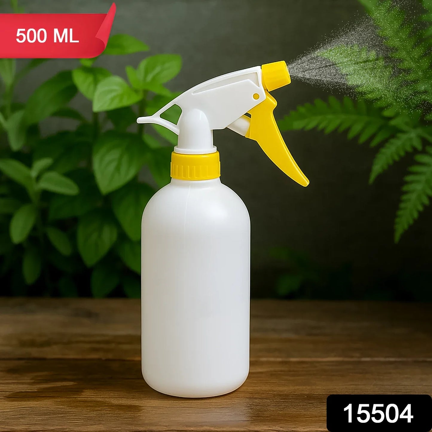 Floral Printed Plastic Spray Bottle (500 Ml) - Zidbik