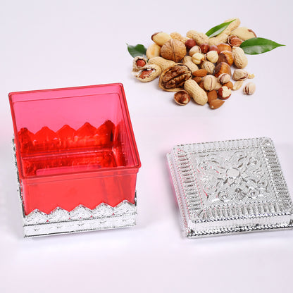 7129 Ruby Dryfruit Storage Container  Attractive Design Box For Home  Gifting  Kitchen Use - Zidbik