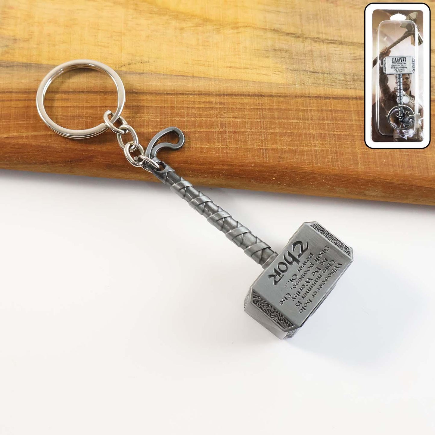 Big Metal Hammer Shape Keychain (1 Pc) - Zidbik