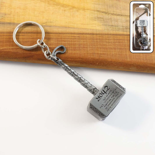 Big Metal Hammer Shape Keychain (1 Pc) - Zidbik